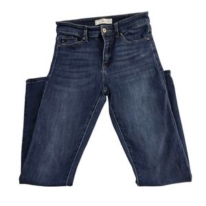 Kancan Womens Dark Wash‎ High Rise Skinny Jeans Size 7/27 Denim Casual